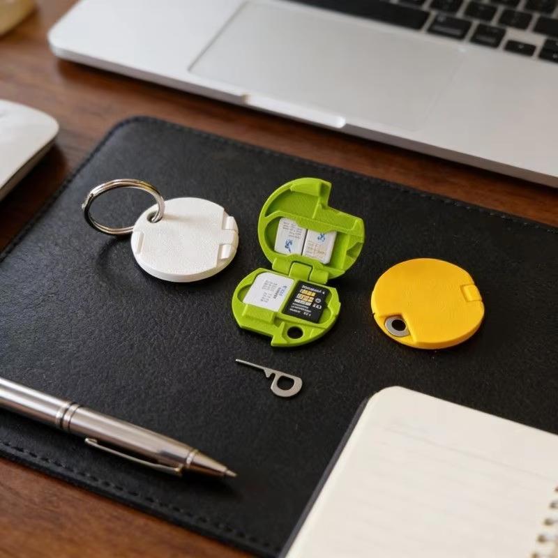 3D Printed Portable SIM & TF C - Sim Card Holder Case recension och pris