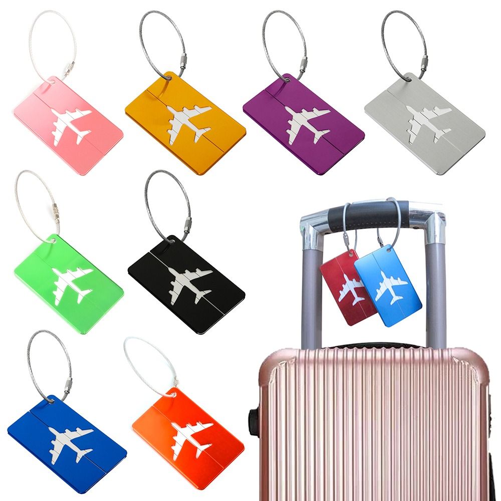 Aluminium Travel Luggage Tags  - Travel Accessories Logo recension och pris