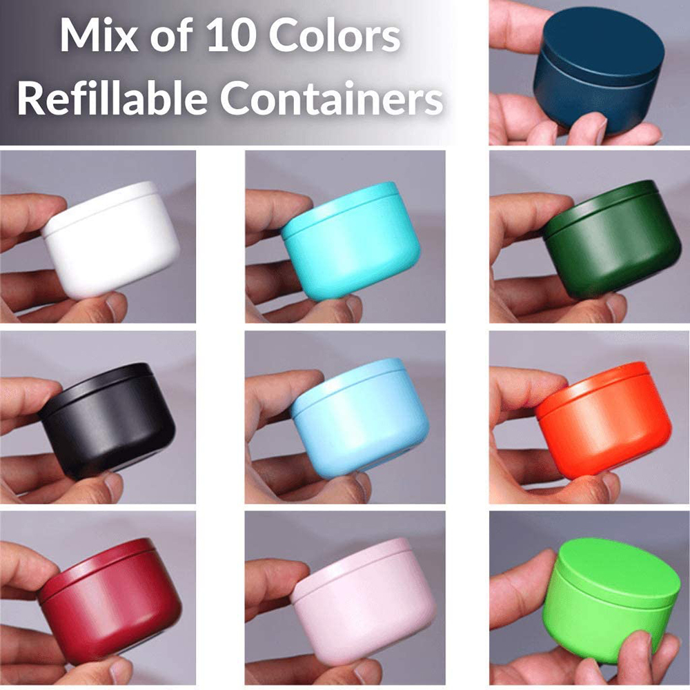 Tea Can with Airtight Lids Tin - Mini Iron Travel recension och pris