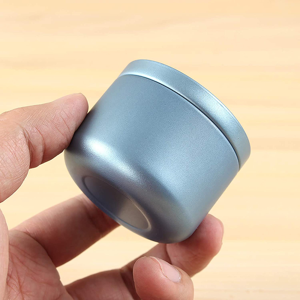 Tea Can with Airtight Lids Tin - Mini Iron Travel recension och pris