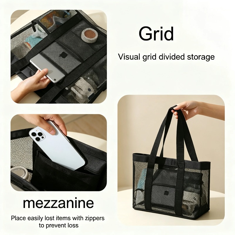 Beach Tote Bag Packaging Makeu - Travel Accessories Shops recension och pris