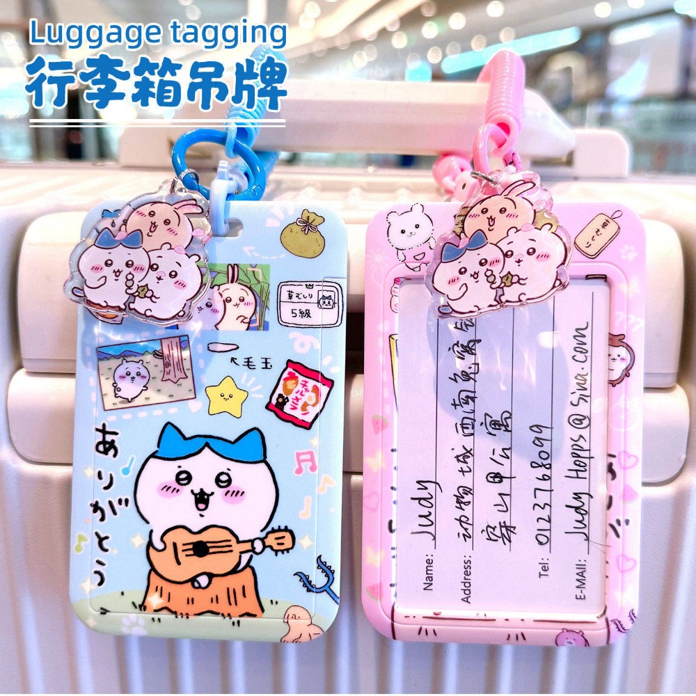 Chiikawa Luggage Tag with Lany - Travel Accessories For Japan Trip recension och pris