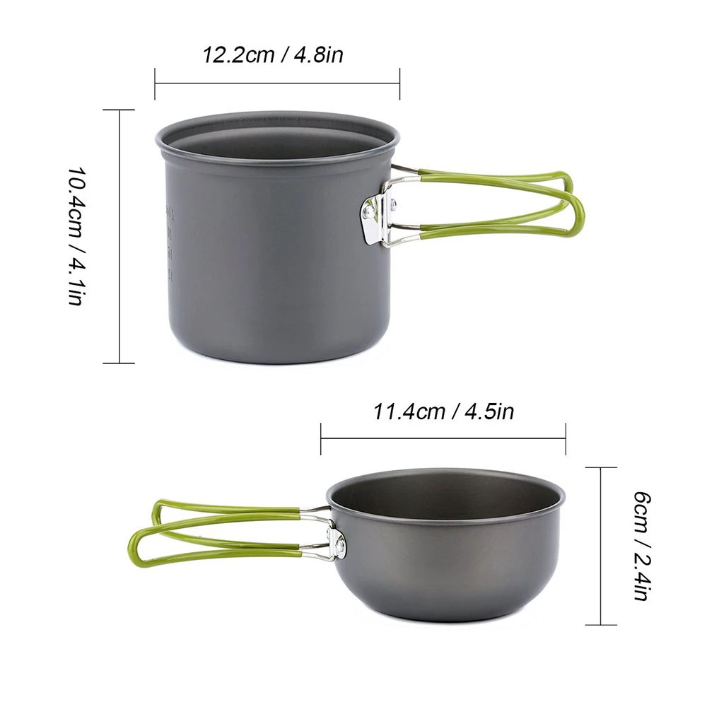 Camping Cookware Kit with Stov - Travel Kitchen Accessories recension och pris