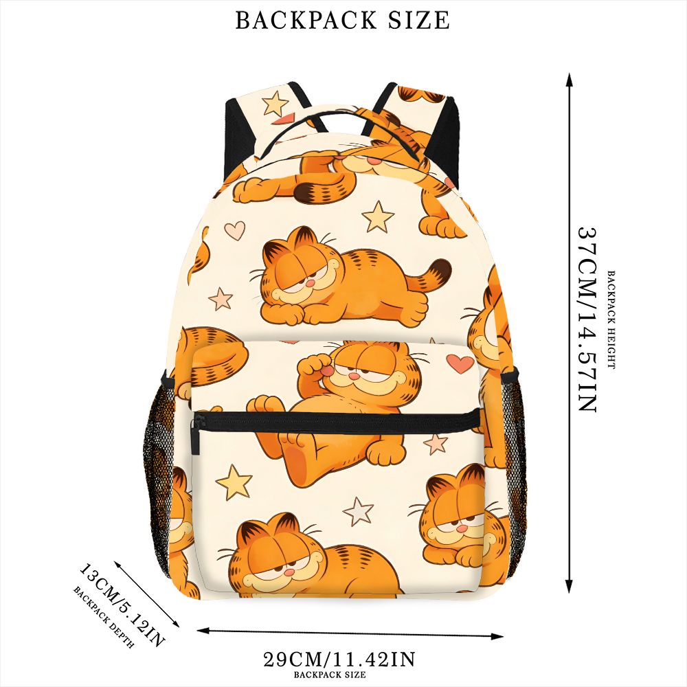 Funny Lazy Garfield Backpack S - Travel Packing Accessories recension och pris