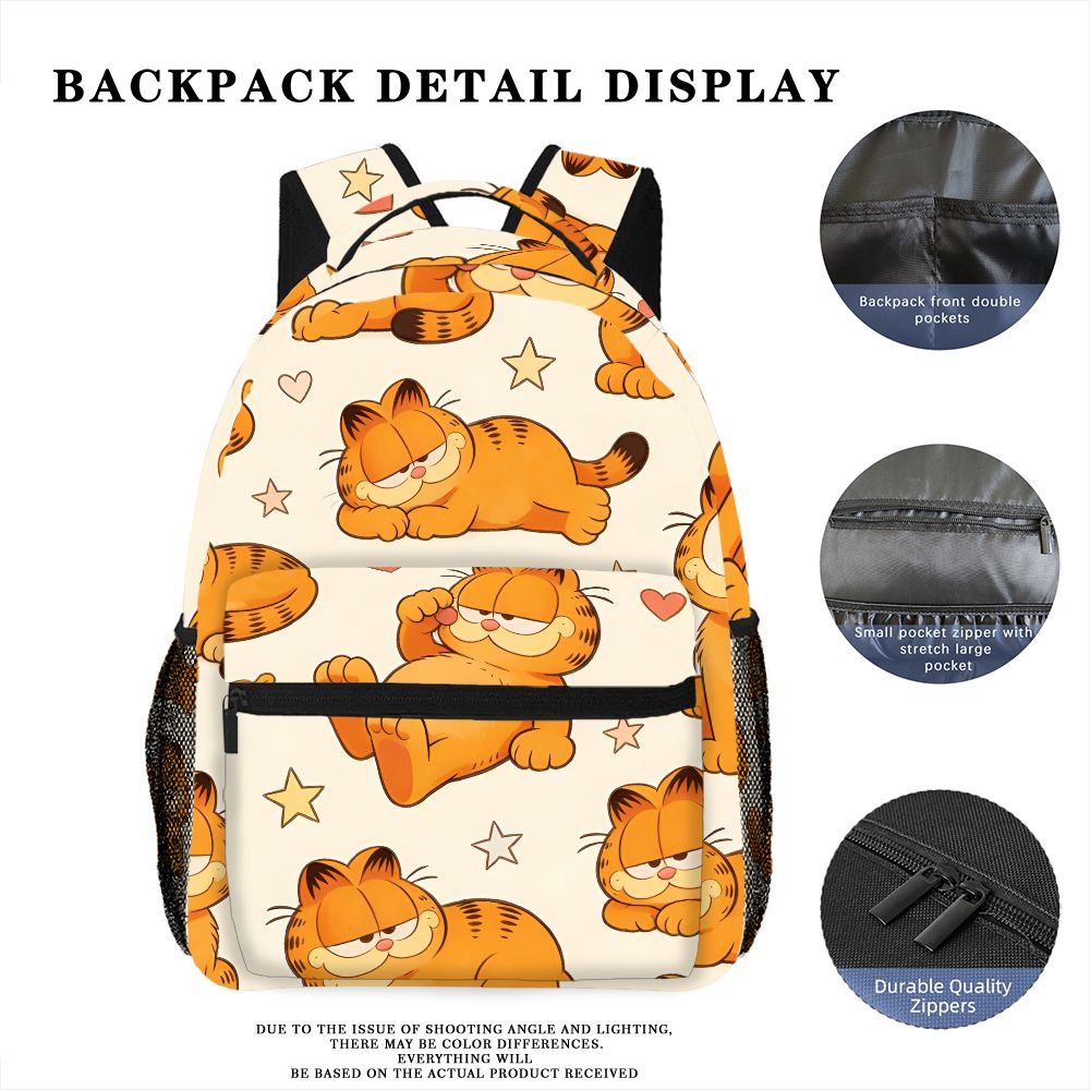 Funny Lazy Garfield Backpack S - Travel Packing Accessories recension och pris